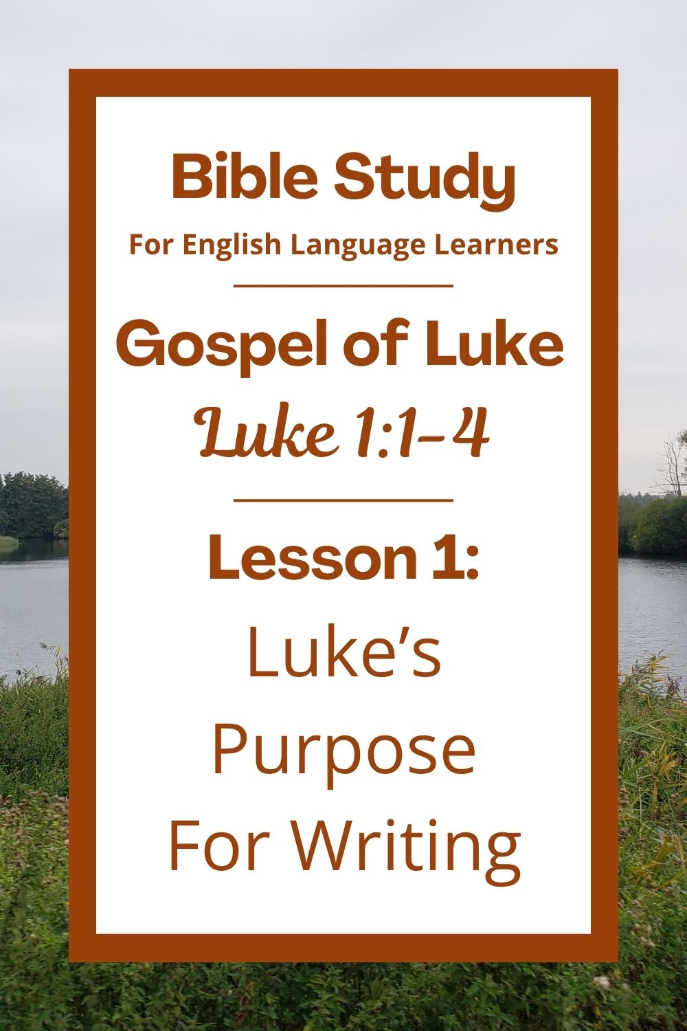Free Luke 1:1-4 ESL Bible study. In this Bible study for ESL students and teachers, we will learn about a man named Luke. He wanted to tell the true story about Jesus. We will read why Luke wrote his book and why the truth is important. This complete lesson includes an icebreaker, passage summary, vocabulary list, discussion questions, theological insights, and a free printable PDF. #ESLBibleStudy #BibleStudyPrintable #ChristianESL #LearnEnglish