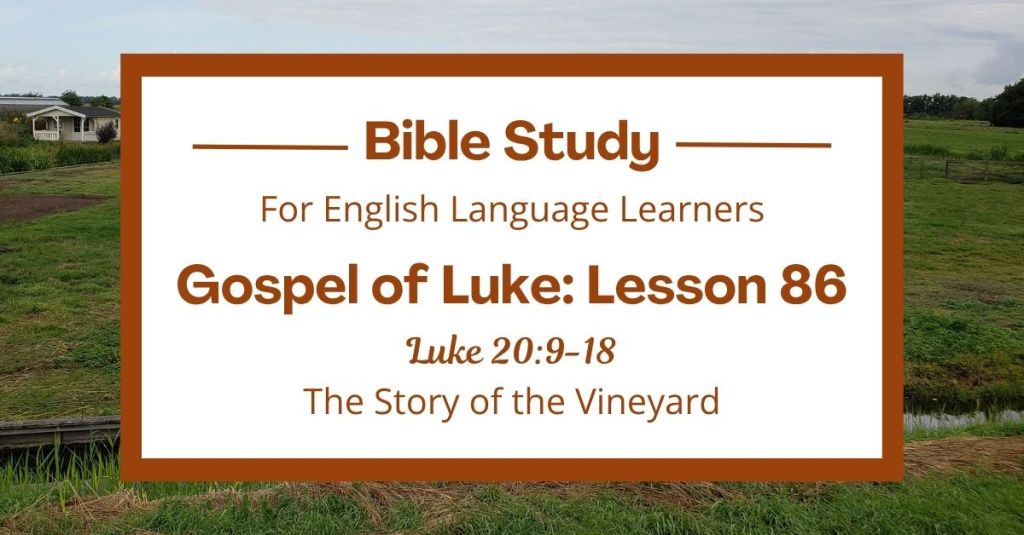 The Story of the Vineyard: An ESL Bible Study on Luke&nbsp;20:9-18
