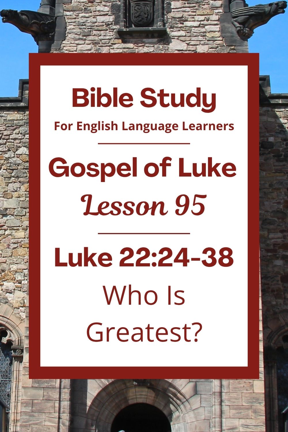 Free Luke 22:24-38 ESL Bible study. In this Bible study for ESL students and teachers, we will learn about a time when Jesus taught his friends about being a good servant. We will see how Jesus loves his people, even when they make mistakes. We will also learn how we can be kind and help others. This complete lesson includes an icebreaker, passage summary, vocabulary list, discussion questions, theological insights, and a free printable PDF. #ESLBibleStudy #BibleStudyPrintable #ChristianESL #LearnEnglish