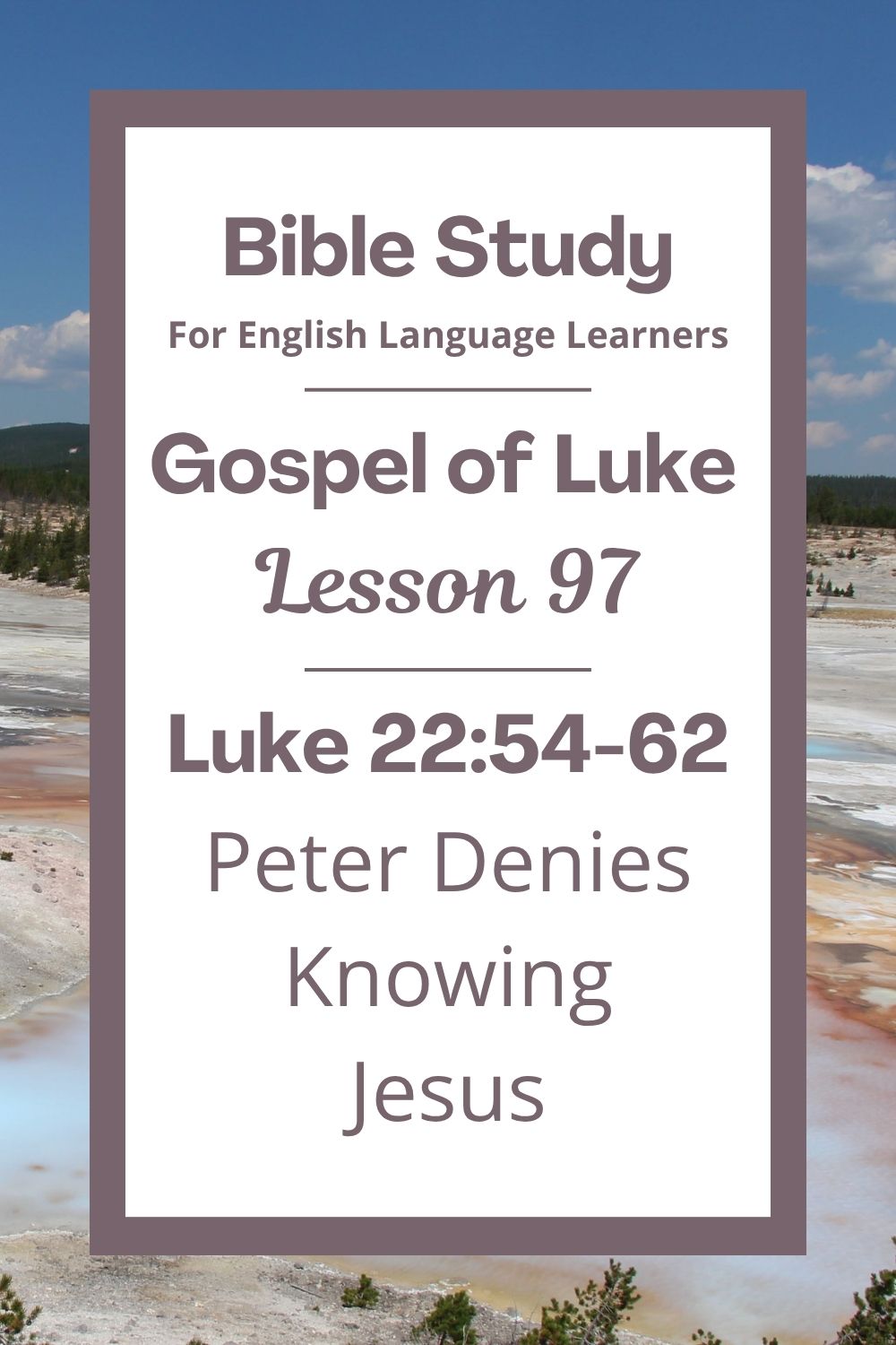 Free Luke 22:54-62 ESL Bible study. In this Bible study for ESL students and teachers, we will learn about a man named Peter, one of Jesus’ close friends. Peter made a big mistake because he was scared. We will talk about how Jesus still loves us, even when we make mistakes. This complete lesson includes an icebreaker, passage summary, vocabulary list, discussion questions, theological insights, and a free printable PDF. #ESLBibleStudy #BibleStudyPrintable #ChristianESL #LearnEnglish