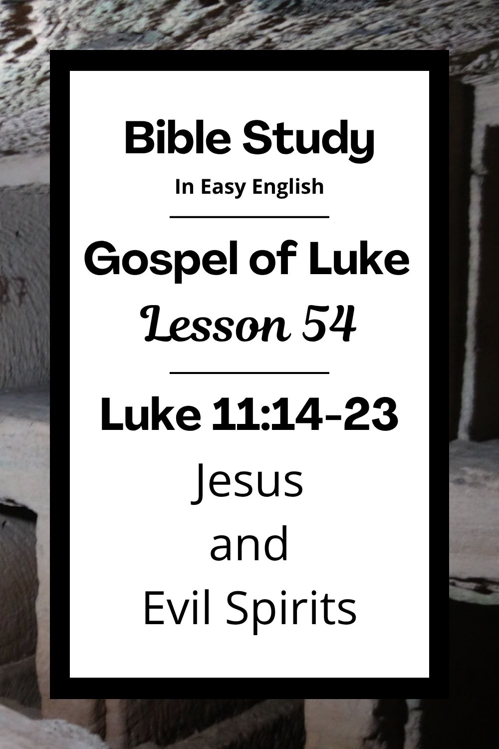Free Luke 11:14-23 easy English Bible study. In this Bible study for ESL students, homeschool children, families, and anyone who enjoys studying the Bible with simple words, we will learn how Jesus showed his power over evil spirits. We will see how people responded to him and what Jesus taught about choosing to follow him. This complete lesson includes an icebreaker, passage summary, vocabulary list, discussion questions, theological insights, and a free printable PDF. #BibleStudy #BibleLesson #ESL #Homeschool #ChristianFamily #FreePrintable #EasyEnglish #GospelOfLuke