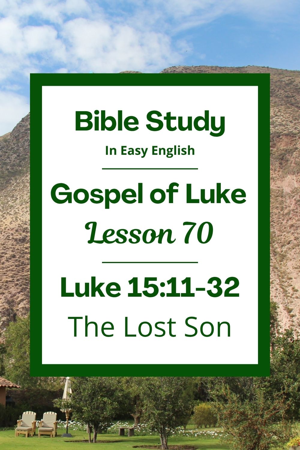 Free Luke 15:11-32 easy English Bible study. In this Bible study for ESL students, homeschool children, families, and anyone who enjoys studying the Bible with simple words, we will learn a story that Jesus told about a young man who made bad choices and left home. We will also see how the father welcomed him back with love. This story helps us understand God’s love and forgiveness. This complete lesson includes an icebreaker, passage summary, vocabulary list, discussion questions, theological insights, and a free printable PDF. #BibleStudy #BibleLesson #ESL #Homeschool #ChristianFamiliy #FreePrintable #EasyEnglish #GospelOfLuke
