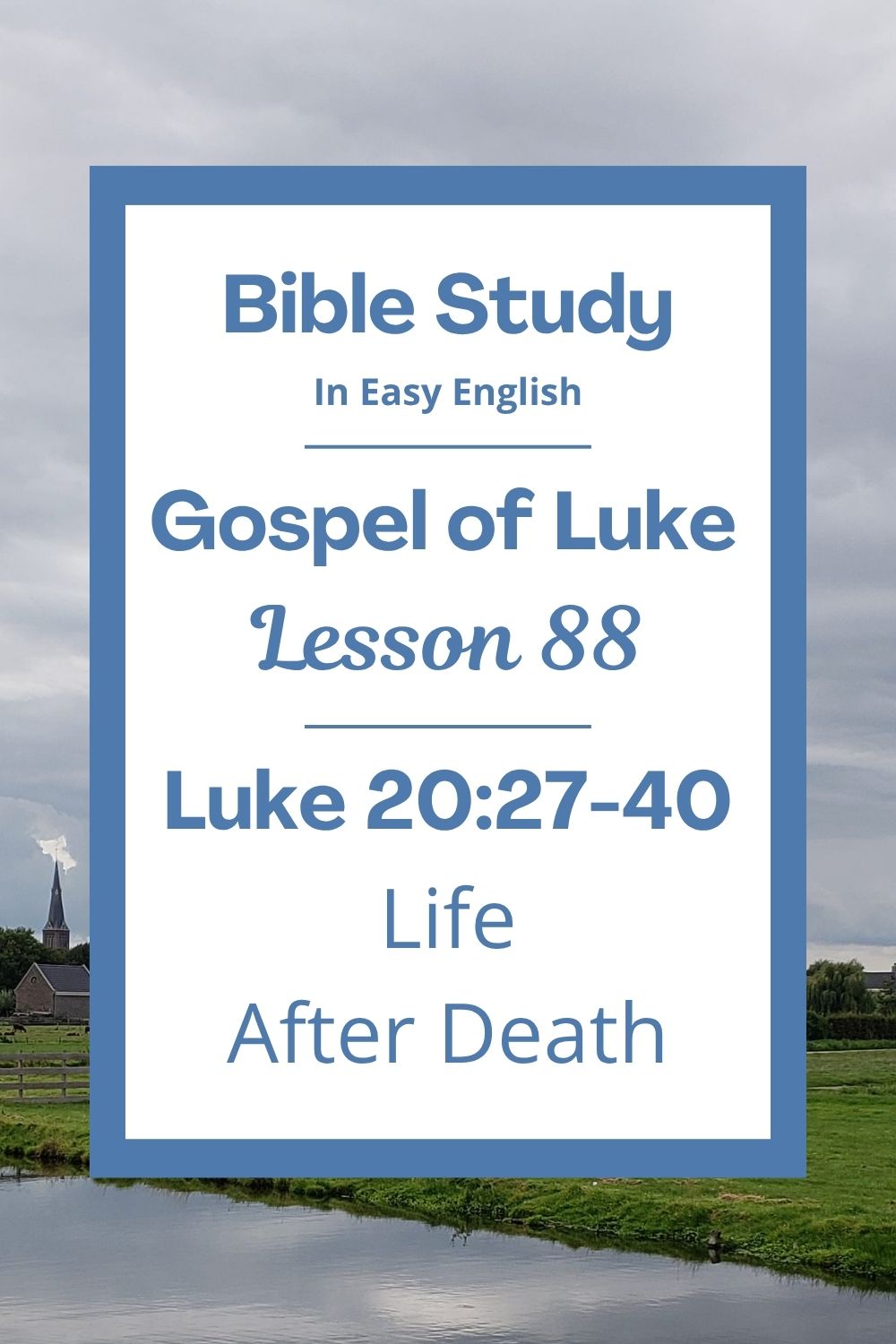Free Luke 20:27-40 easy English Bible study. In this Bible study for ESL students, homeschool children, families, and anyone who enjoys studying the Bible with simple words, we will learn how some people tried to trick Jesus with a question about what happens after death. We will see how Jesus taught them about life after death and about God’s great power. This complete lesson includes an icebreaker, passage summary, vocabulary list, discussion questions, theological insights, and a free printable PDF. #BibleStudy #BibleLesson #ESL #Homeschool #ChristianFamily #FreePrintable #EasyEnglish #GospelOfLuke