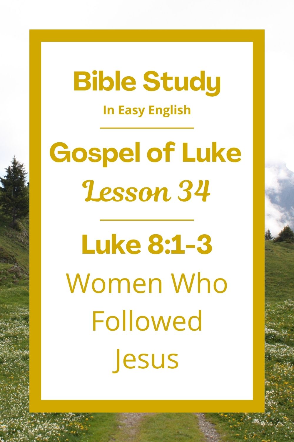 Free Luke 8:1-3 Easy English Bible study. In this Bible study for ESL students, homeschool families, and anyone who prefers simple English, we will learn about some women who followed Jesus and helped him. We will see how Jesus welcomed people from different backgrounds to be part of his work. This complete lesson includes an icebreaker, passage summary, vocabulary list, discussion questions, theological insights, and a free printable PDF. #BibleStudy #BibleLesson #ESL #Homeschool #FreePrintable #EasyEnglish #GospelOfLuke