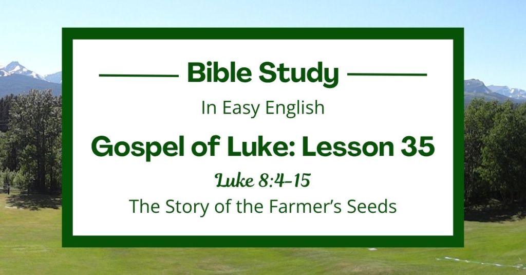 The Story of the Farmer’s Seeds: An Easy English Bible Study on Luke 8:4-15