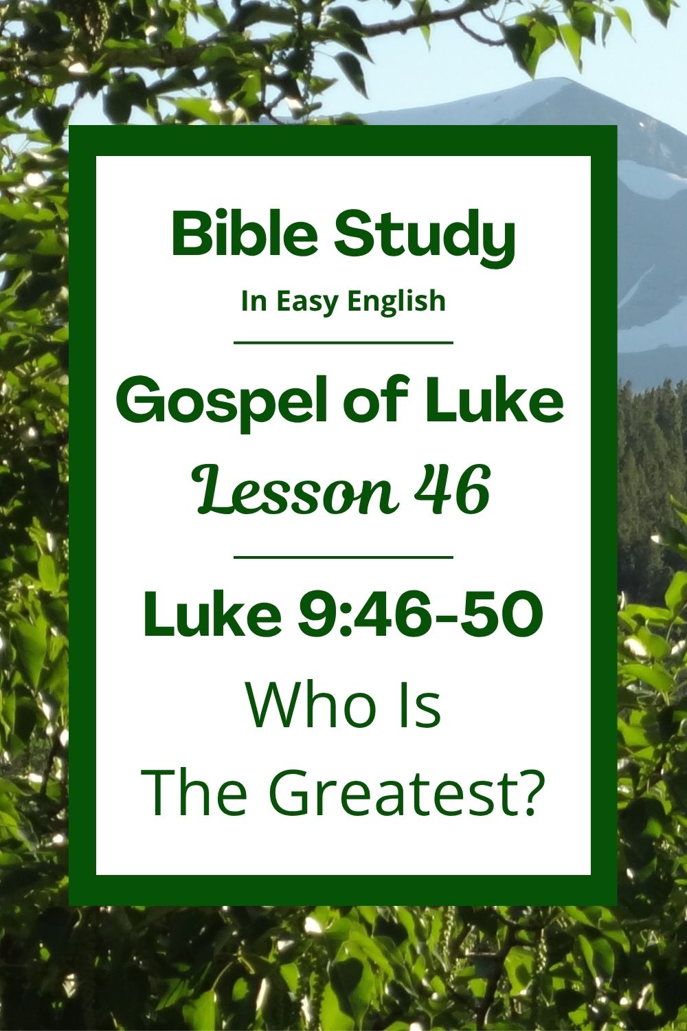 Free Luke 9:37-45 easy English Bible study. In this Bible study for ESL students, homeschool children, and anyone who enjoys studying the Bible in simple English, we will learn about a father who asked Jesus to help his son. We will see how Jesus has great power and cares deeply for hurting people. We will also hear Jesus talk to his disciples about something very hard that would happen to him soon. This complete lesson includes an icebreaker, passage summary, vocabulary list, discussion questions, theological insights, and a free printable PDF. #BibleStudy #BibleLesson #ESL #Homeschool #FreePrintable #EasyEnglish #GospelOfLuke
